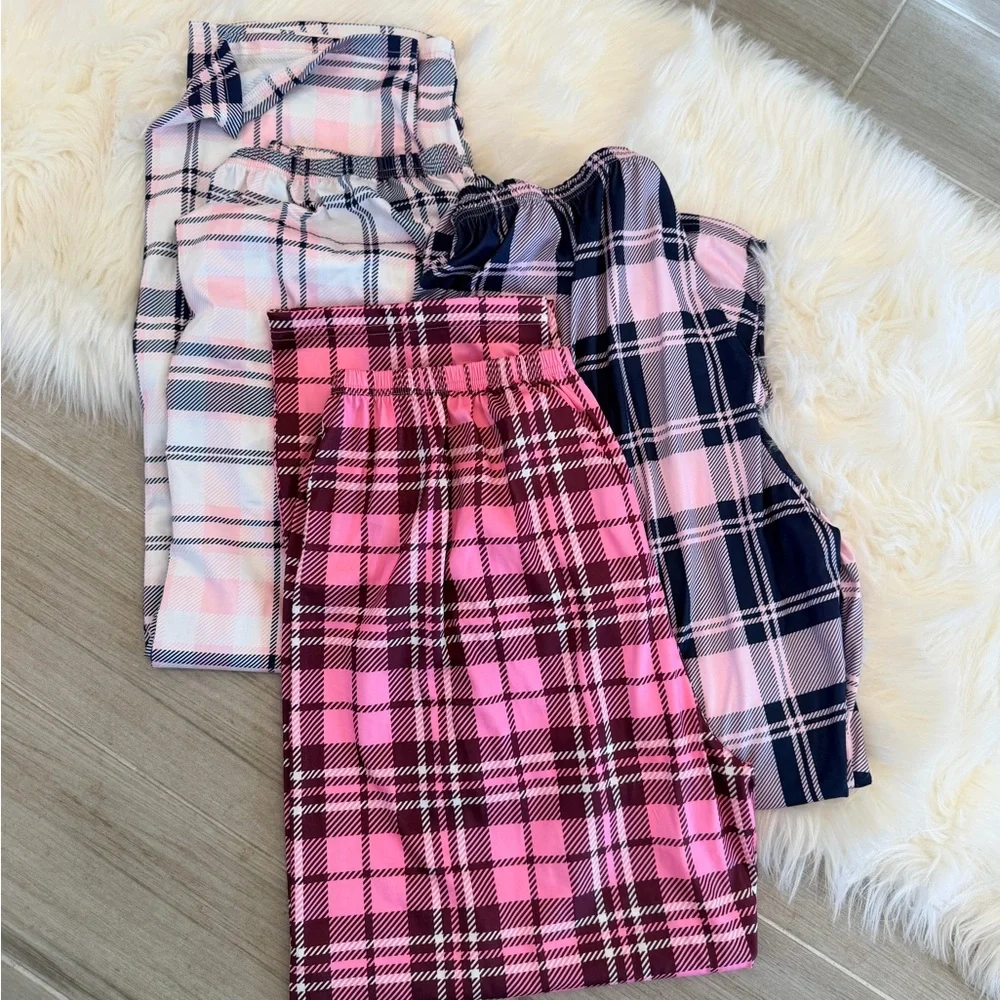 3 plaid women’s Pajamas bottoms - Picture 2 of 2